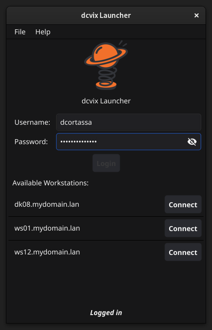 dcvix Launcher